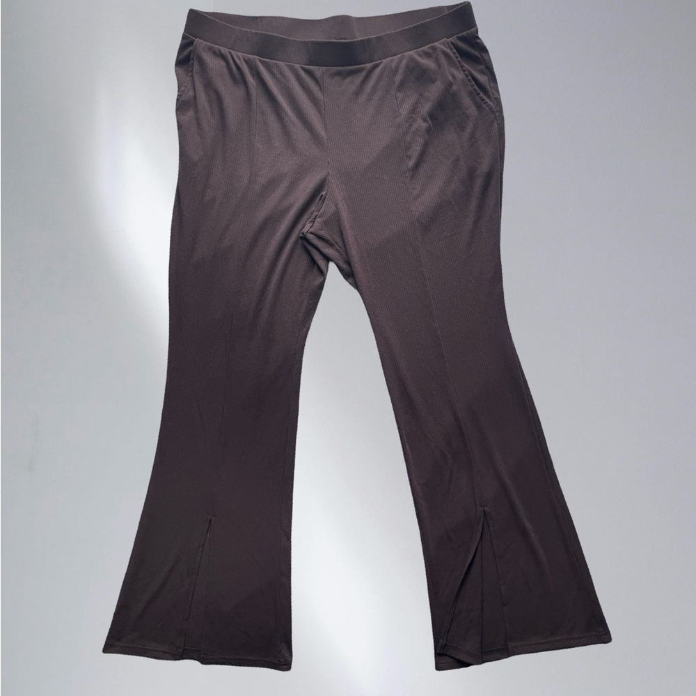 Sports illustrated plus size Flared Pants W/ slits